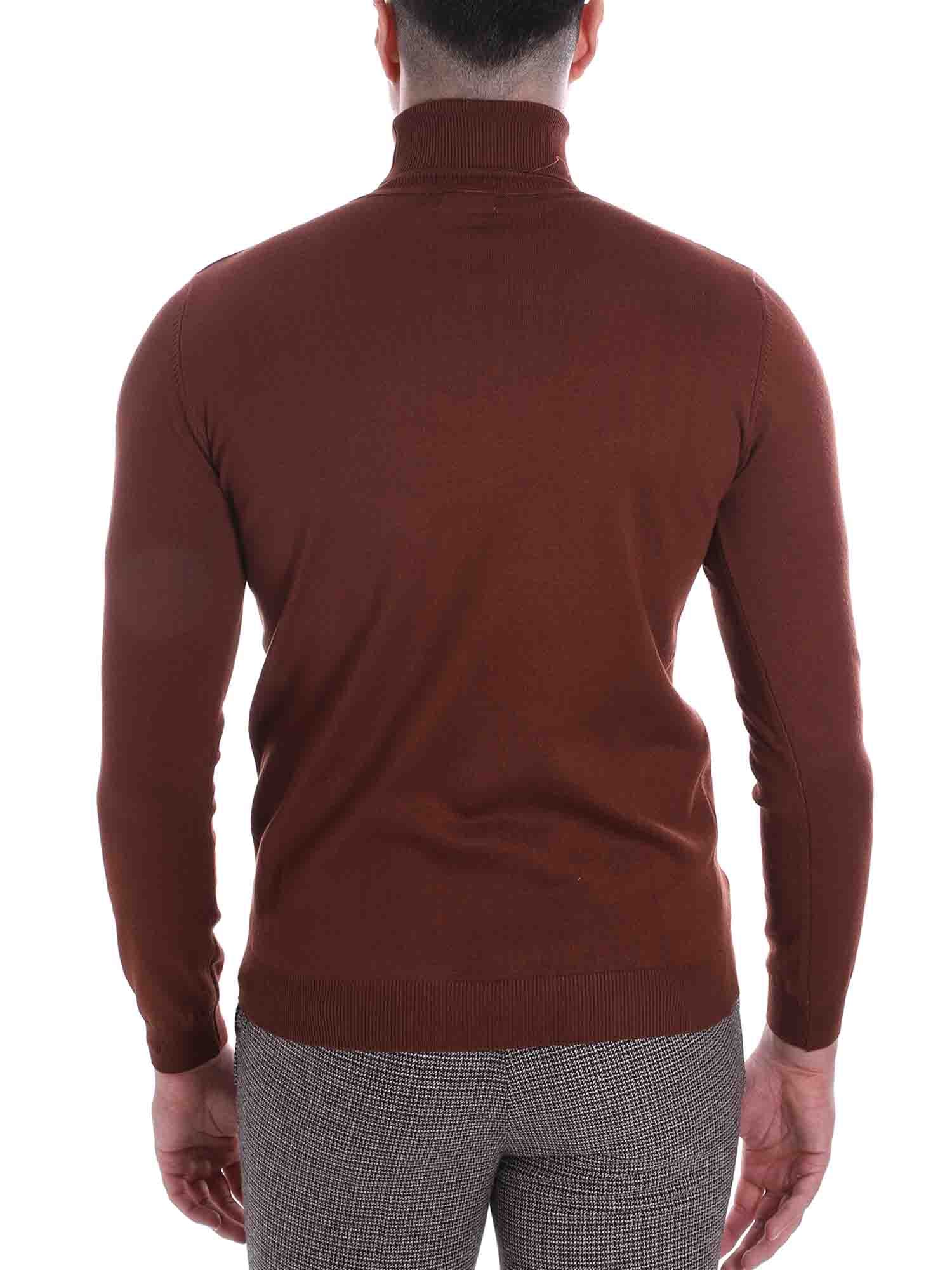 Maglie a collo alto Marrone Sseinse