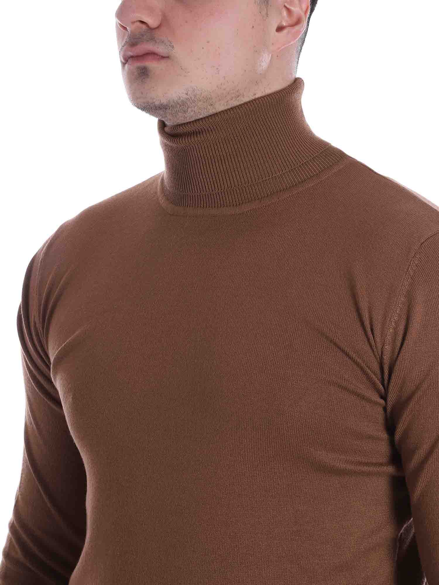 Maglie a collo alto Beige Sseinse