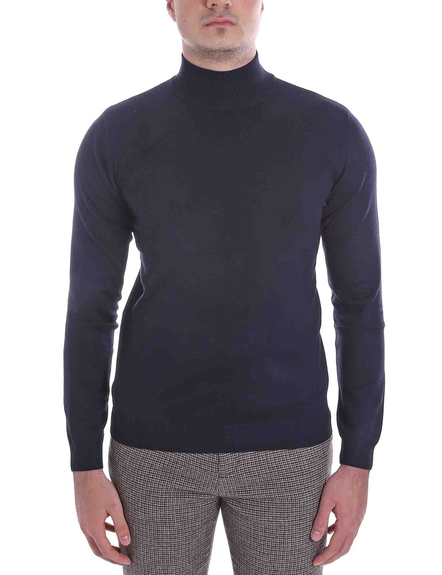 Maglie a collo alto Blu Sseinse