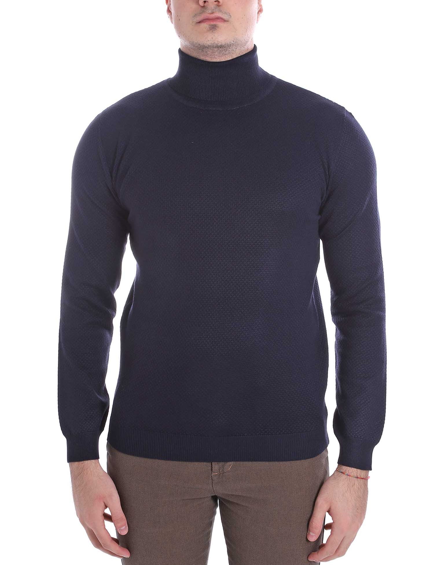 Maglie a collo alto Blu Sseinse