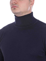 Maglie a collo alto Blu Sseinse