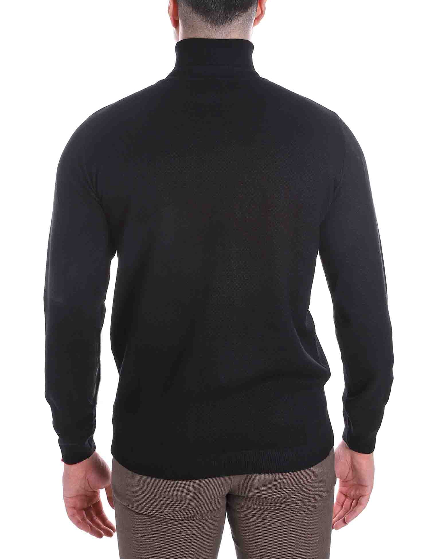 Maglie a collo alto Nero Sseinse