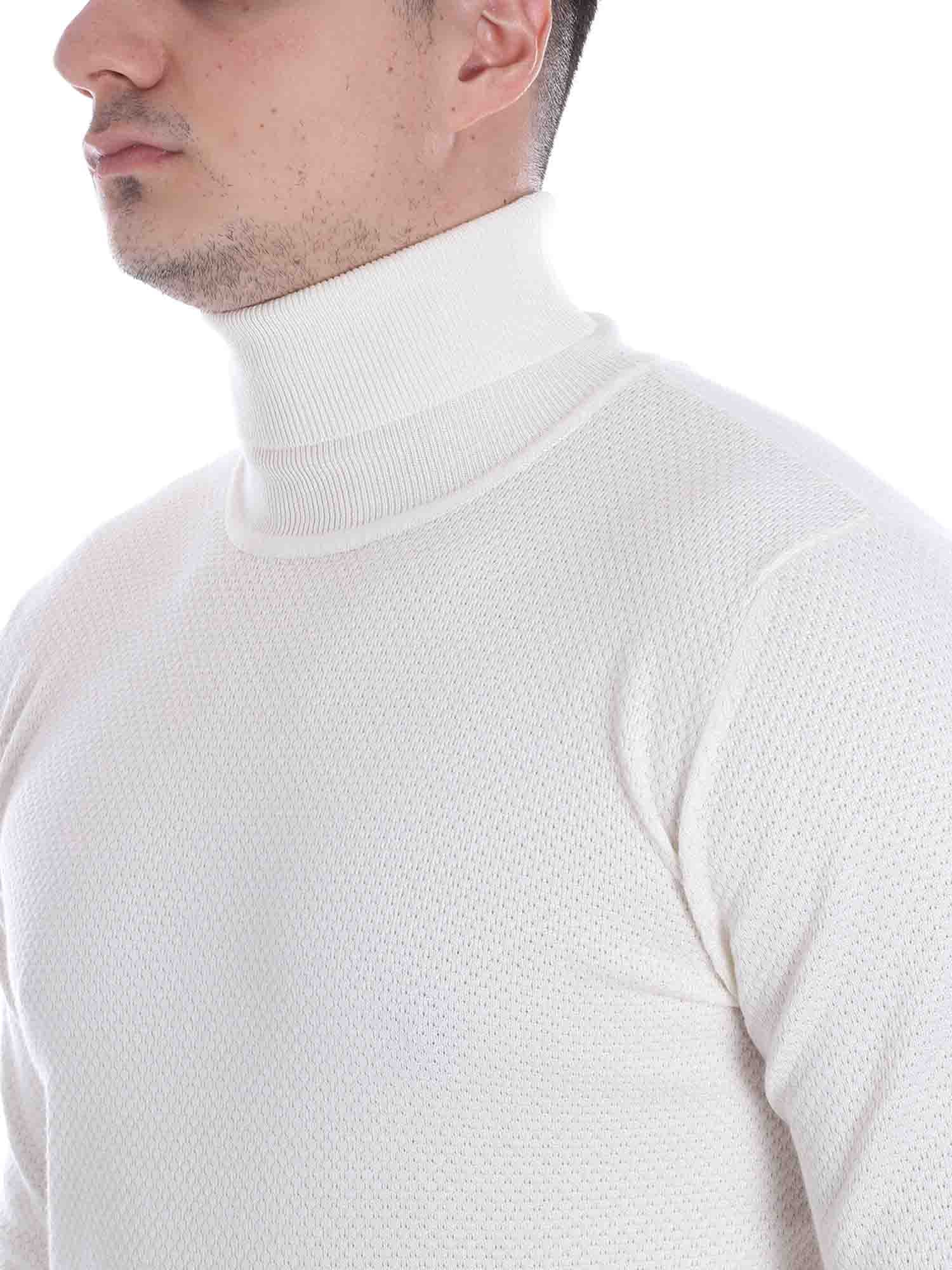 Maglie a collo alto Bianco Sseinse