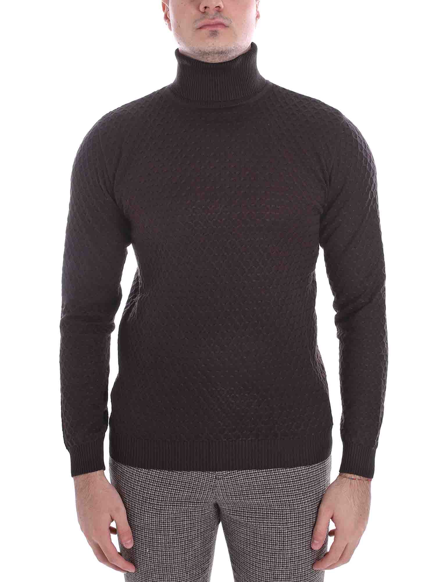 Maglie a collo alto Marrone Sseinse