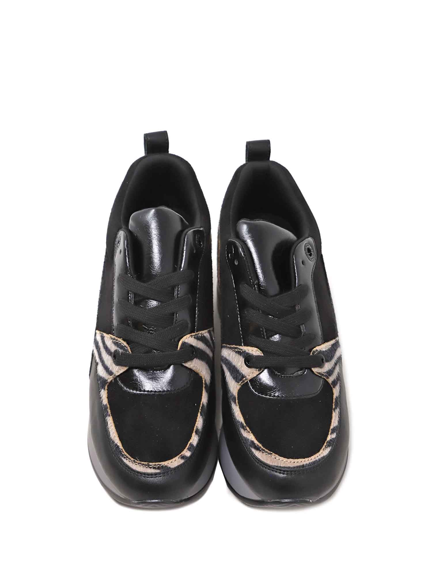 Sneakers Nero Gold&gold