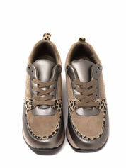 Sneakers Marrone Gold&gold