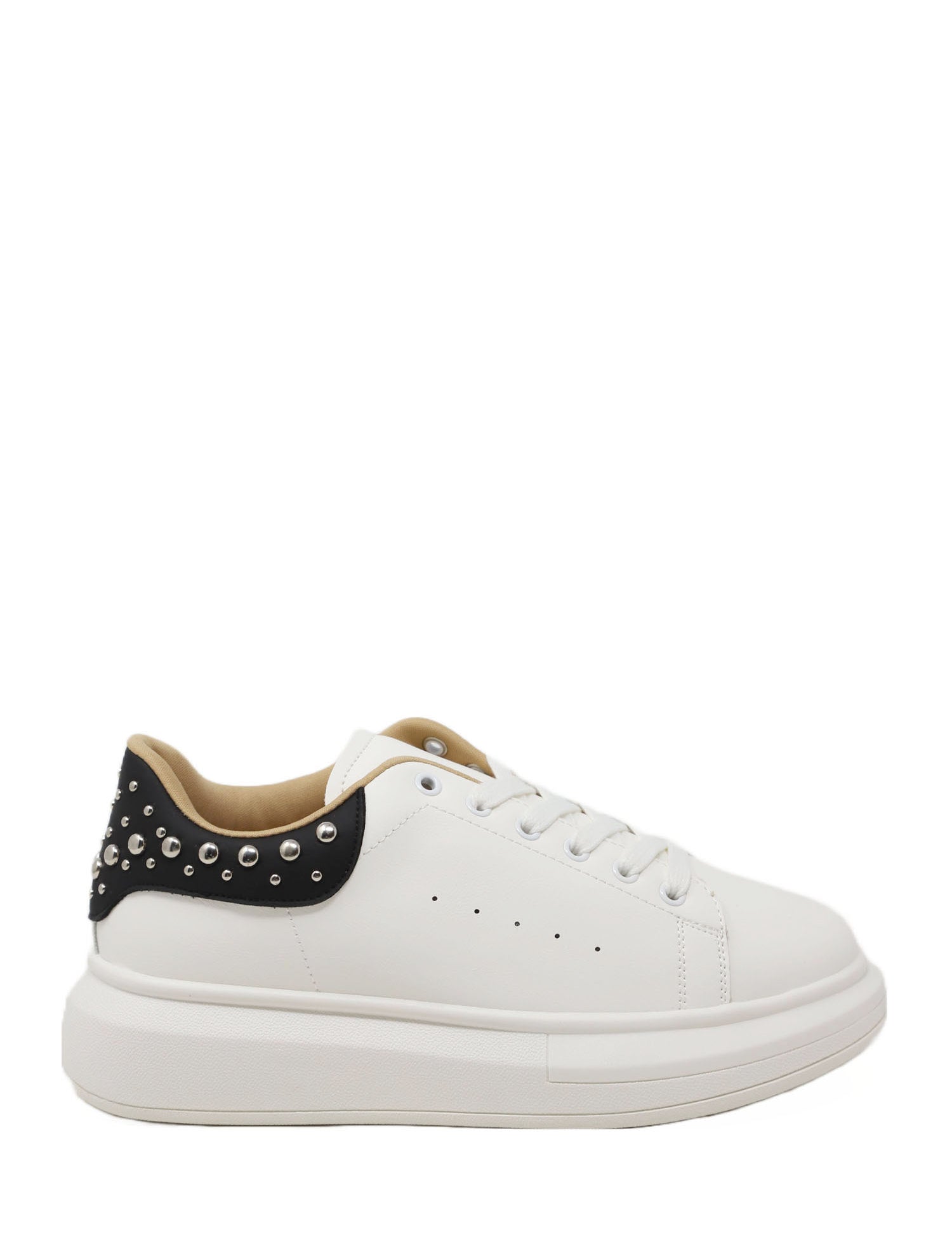 Sneakers Bianco Gold&gold