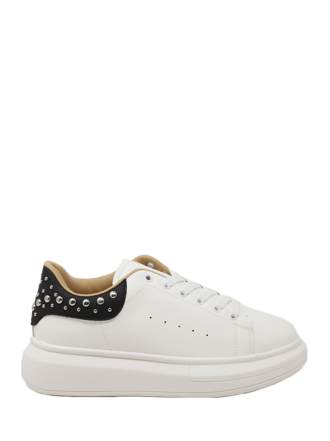 Sneakers Bianco Gold&gold