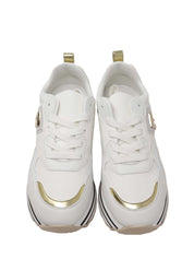 Sneakers Bianco Gold&gold