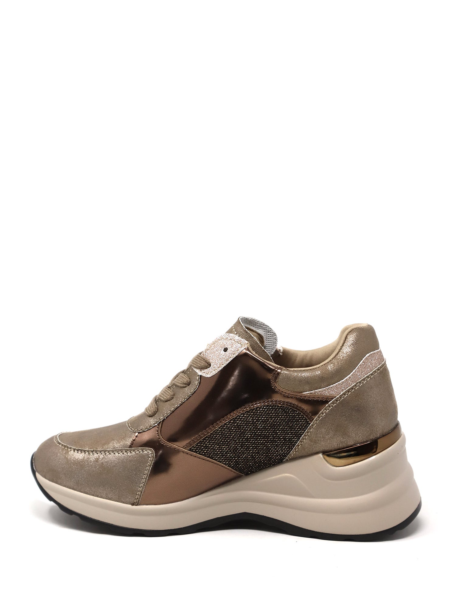Sneakers Marrone Gold&gold