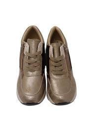 Sneakers Marrone Gold&gold