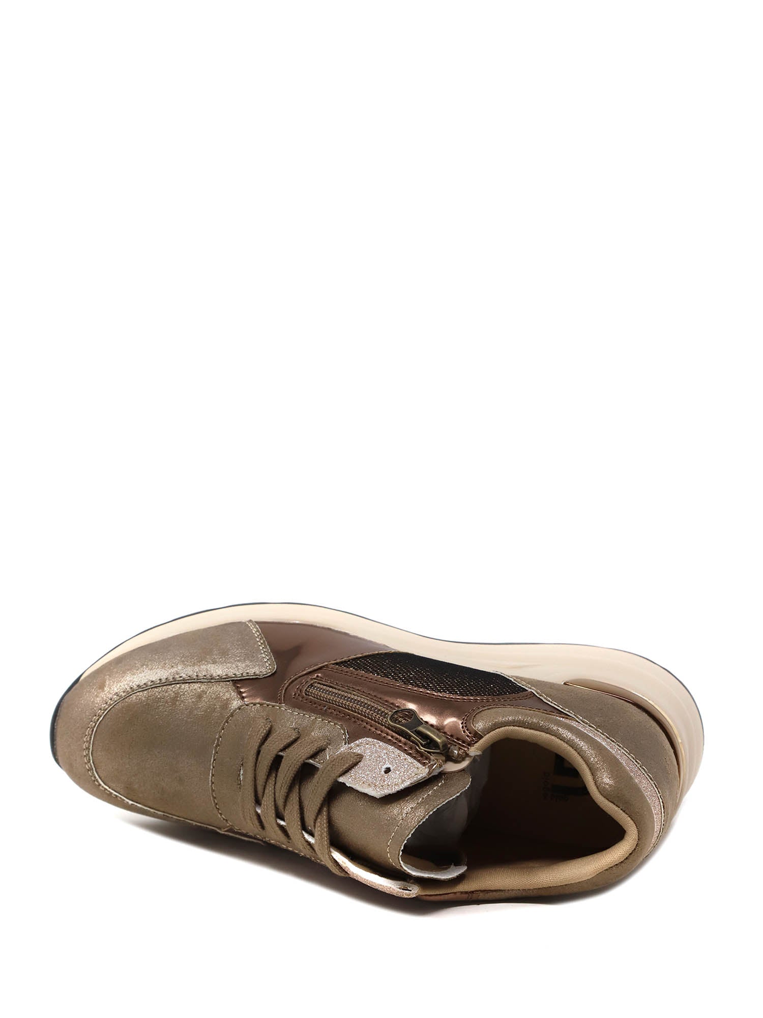 Sneakers Marrone Gold&gold