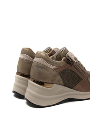 Sneakers Marrone Gold&gold