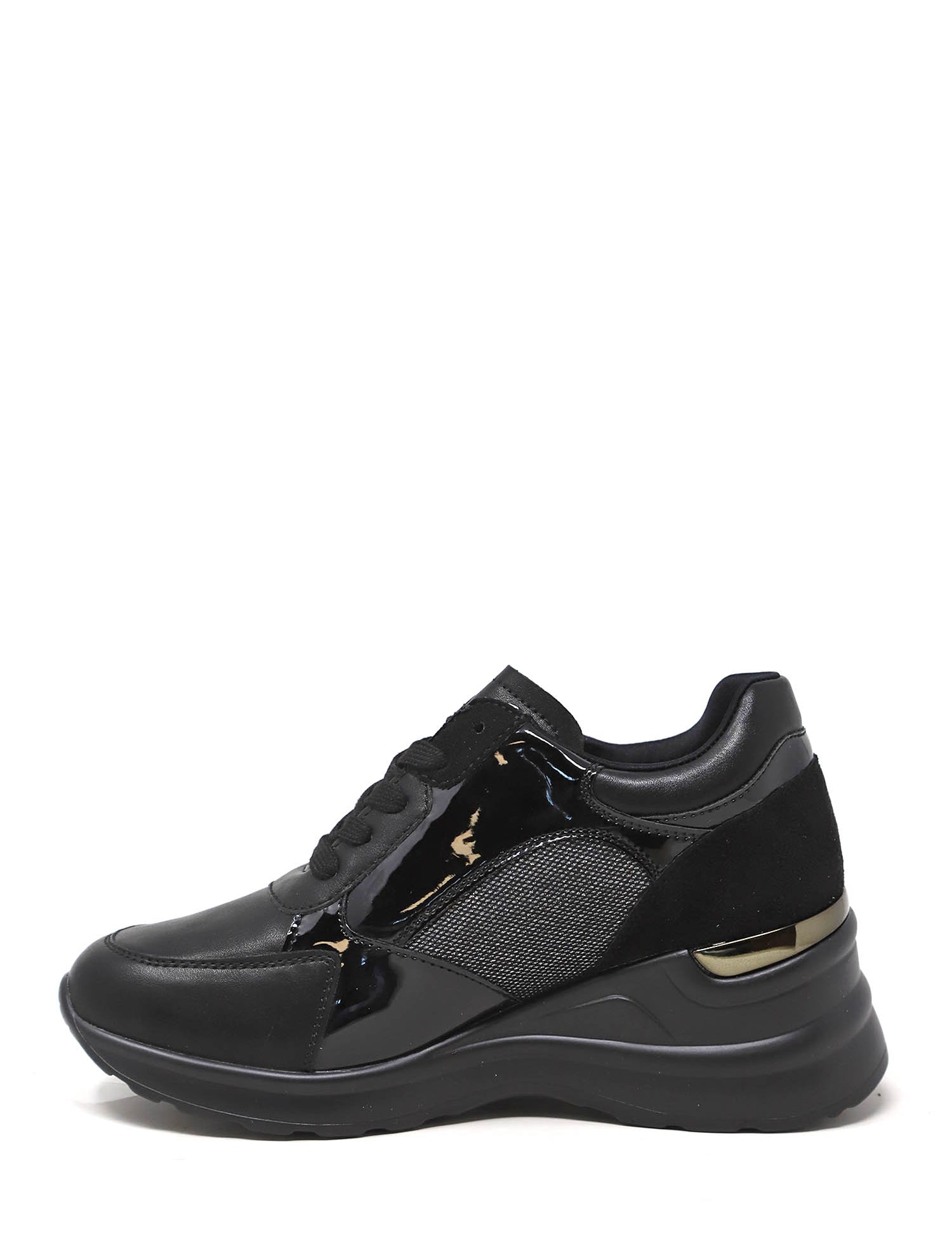 Sneakers Nero Gold&gold