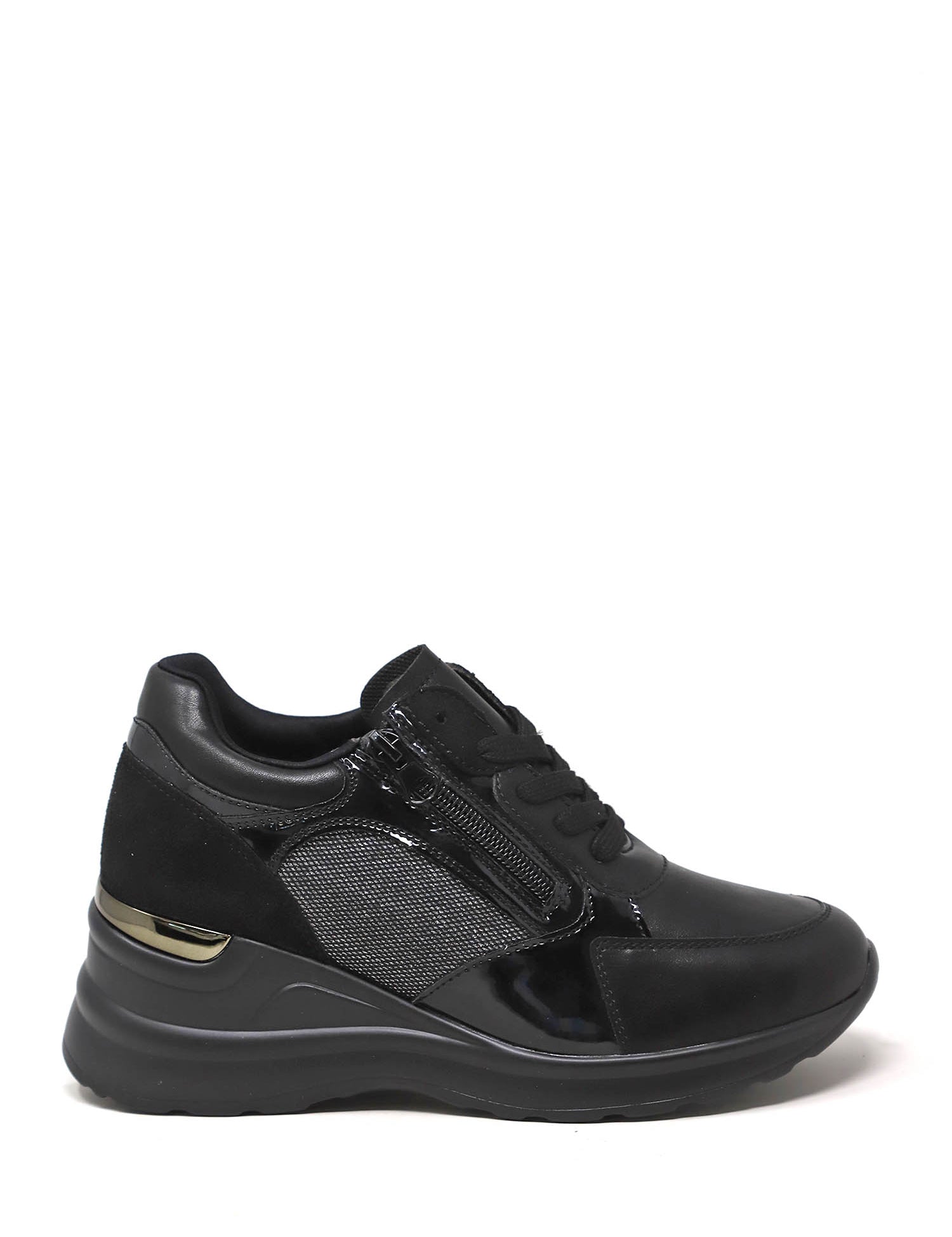 Sneakers Nero Gold&gold