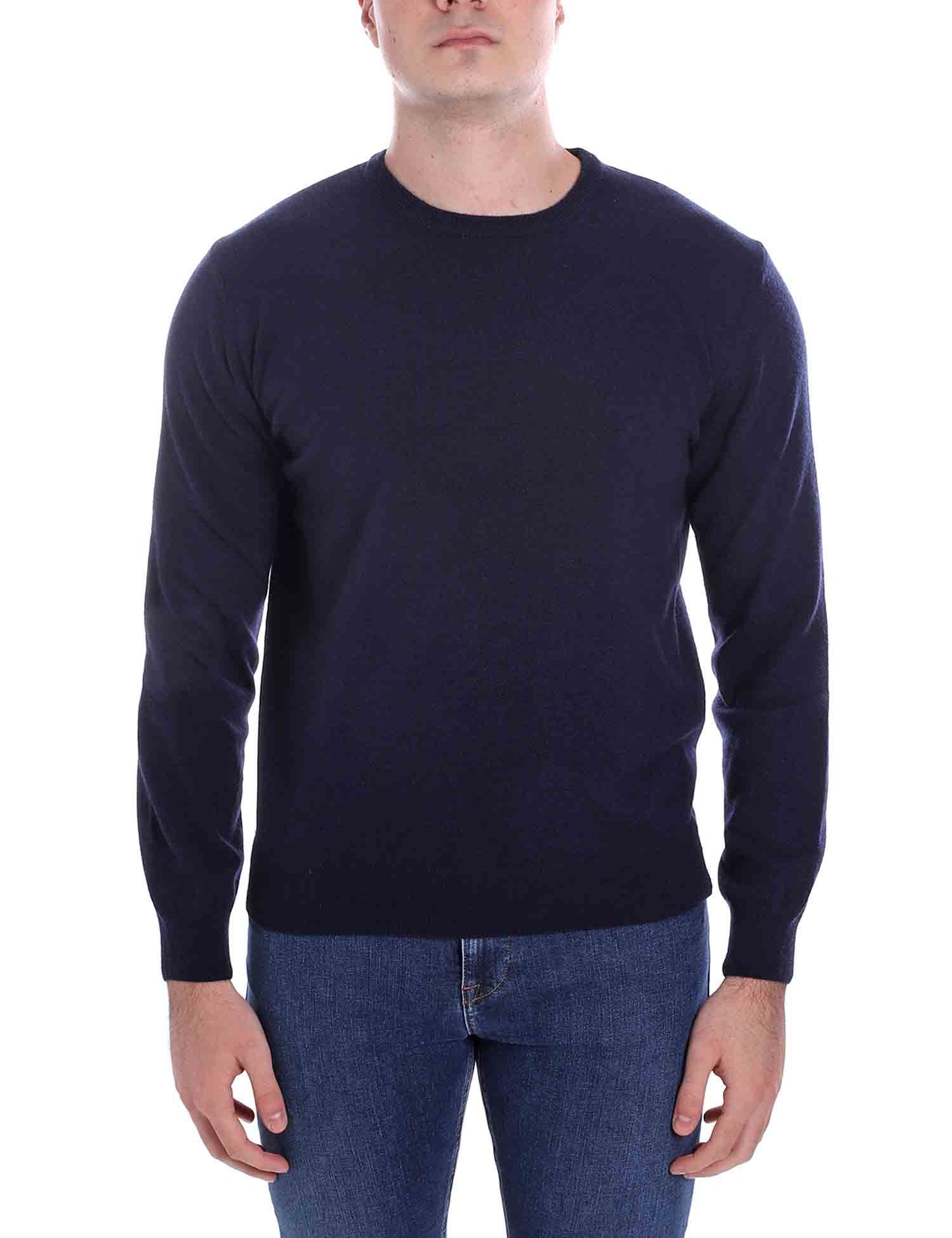 Maglioncini Blu Scuro Borgoni Milano