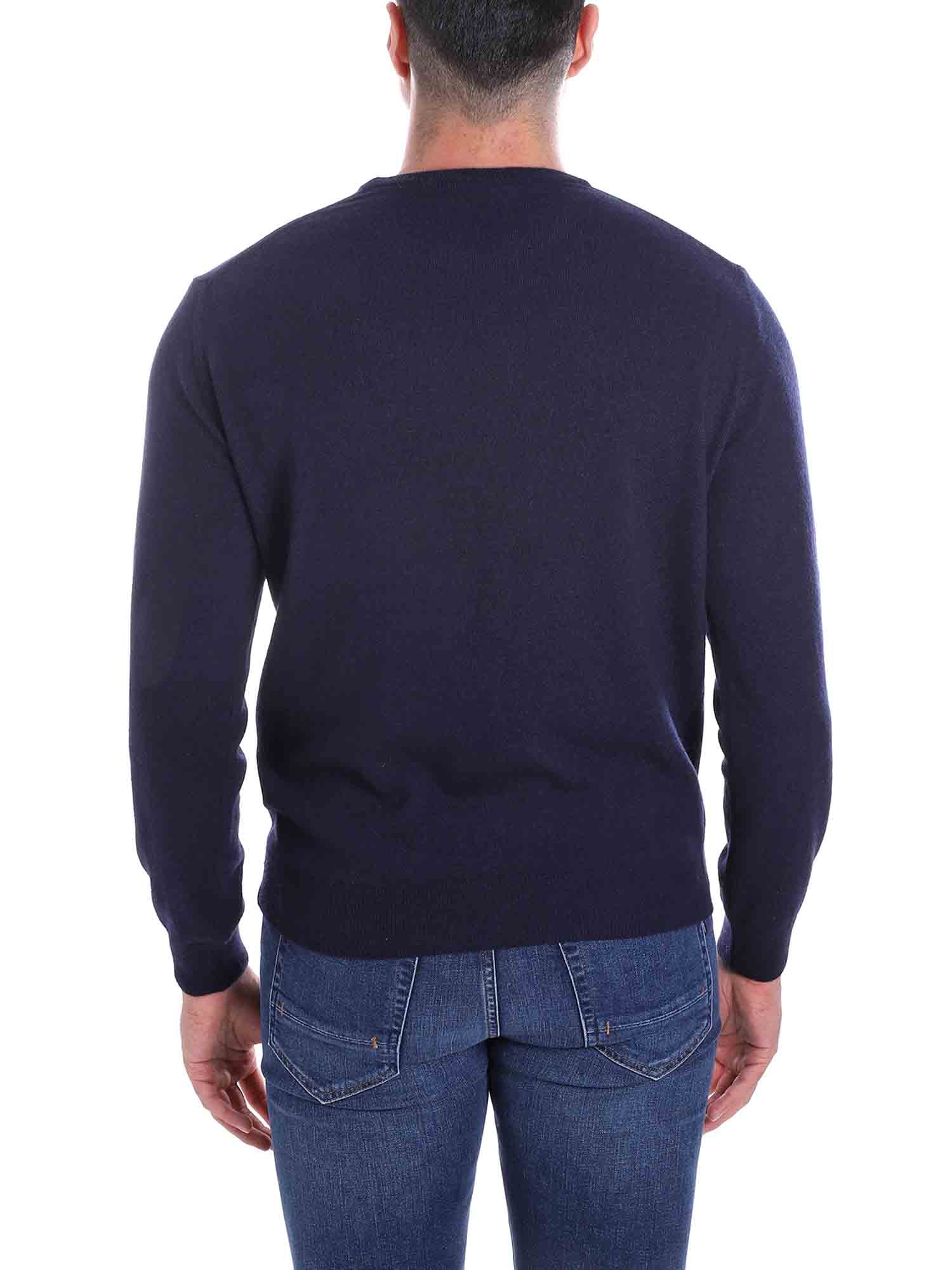 Maglioncini Blu Scuro Borgoni Milano