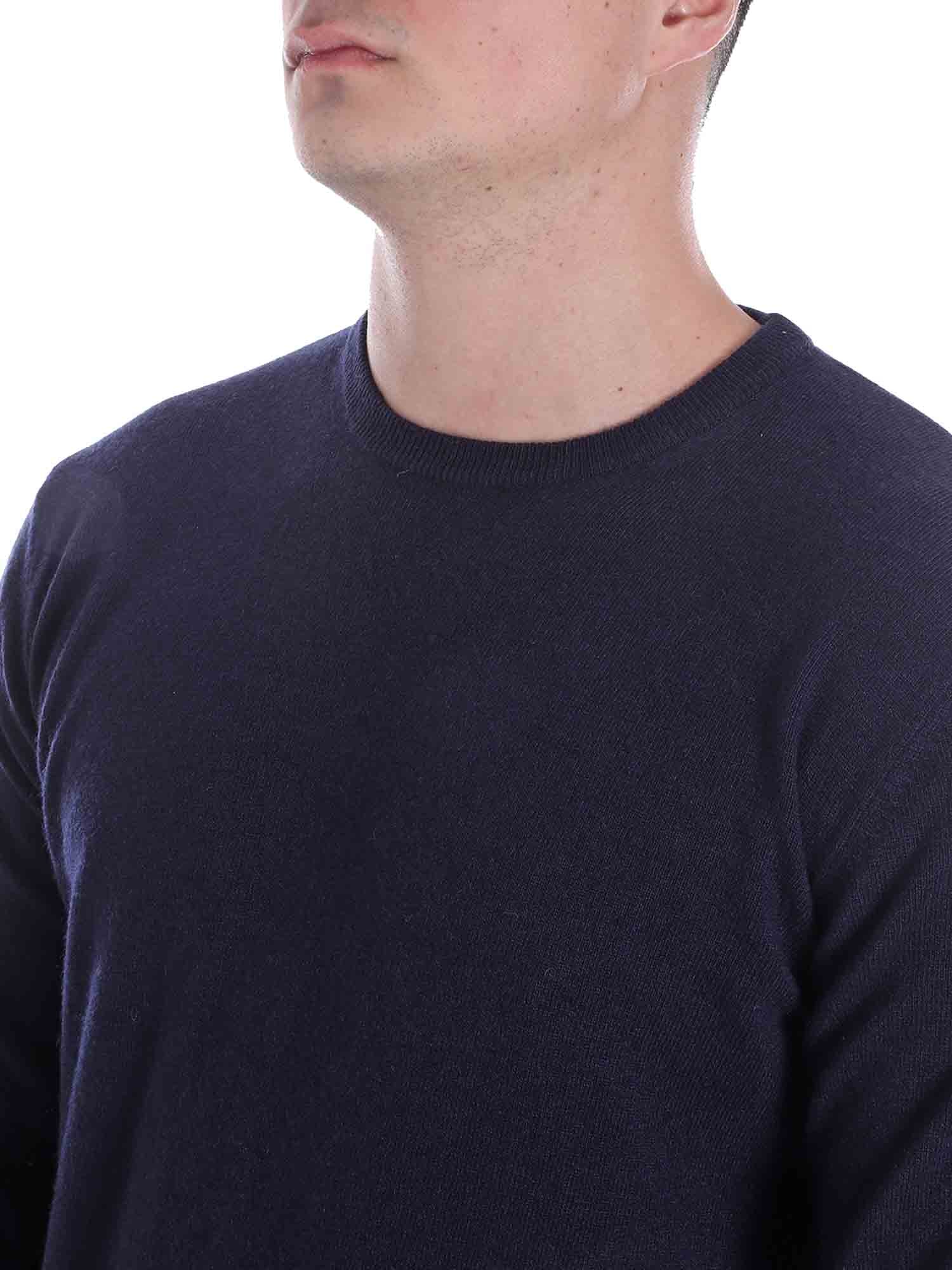 Maglioncini Blu Scuro Borgoni Milano