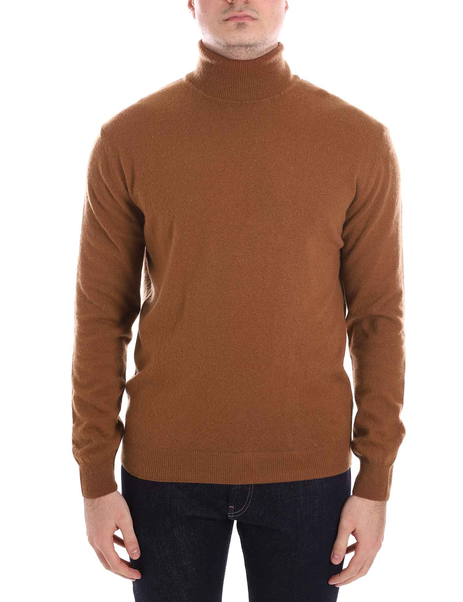 Maglie a collo alto Marrone Borgoni Milano