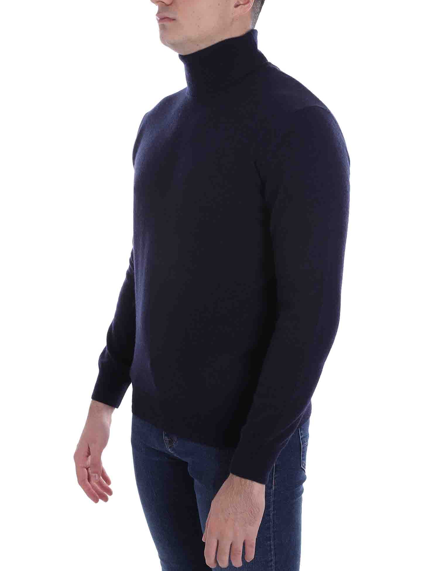 Maglie a collo alto Blu Borgoni Milano