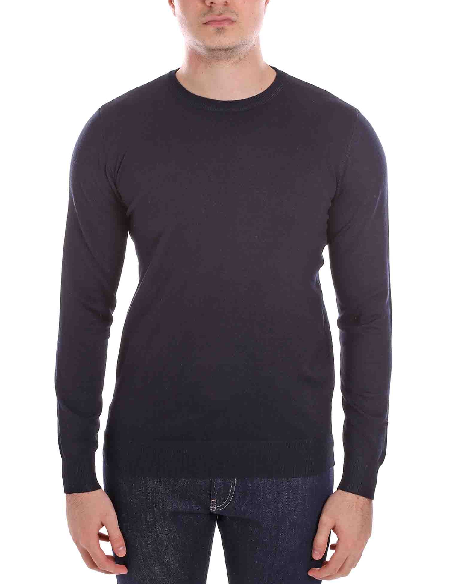 Maglioncini Blu Notte Borgoni Milano