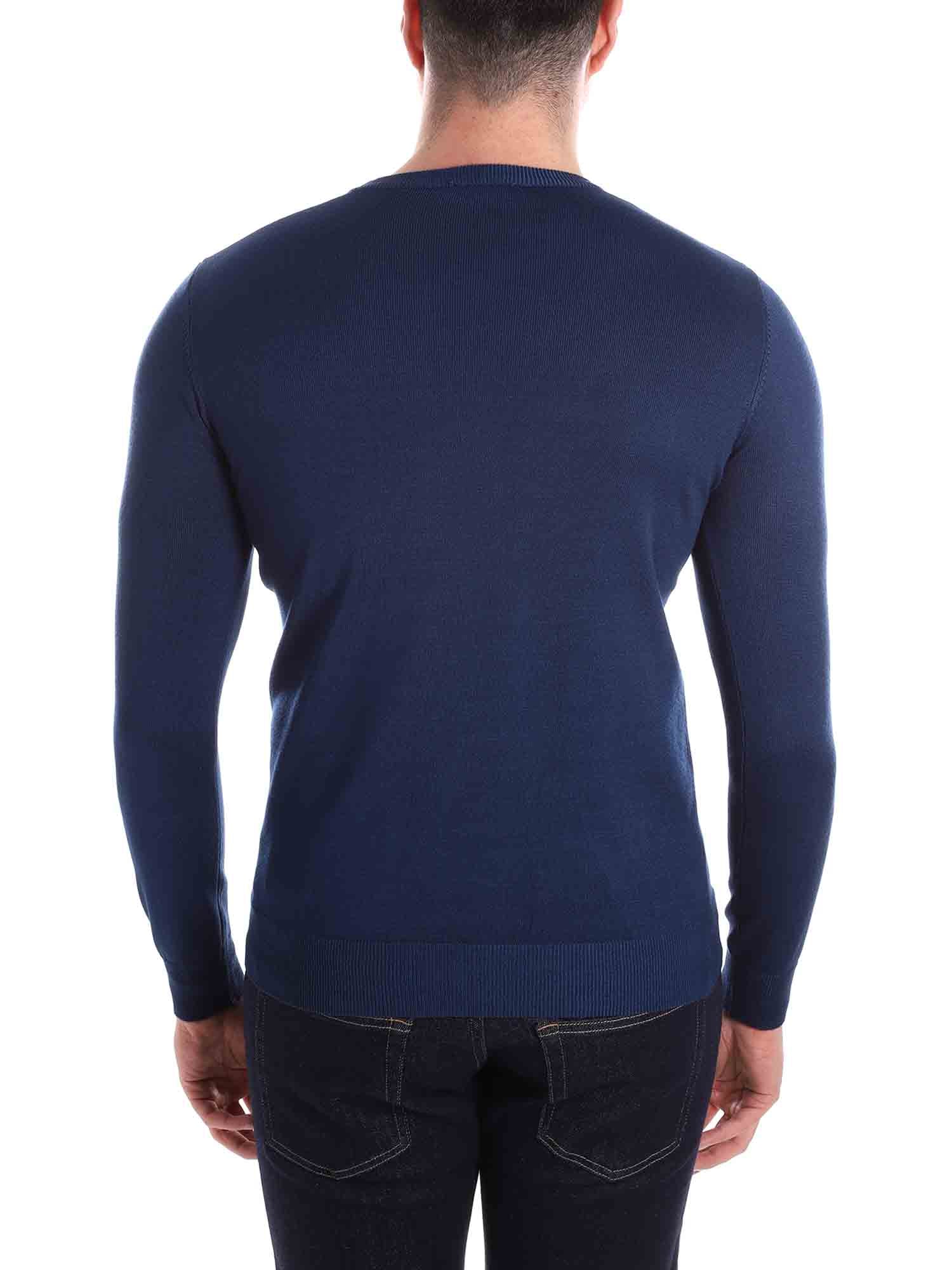 Maglioncini Blu Scuro Borgoni Milano