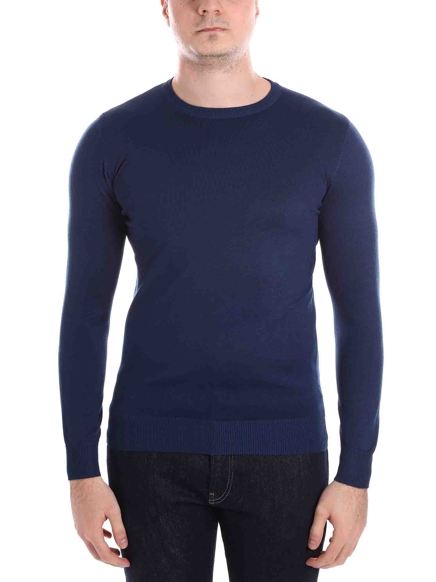 Maglioncini Blu Scuro Borgoni Milano