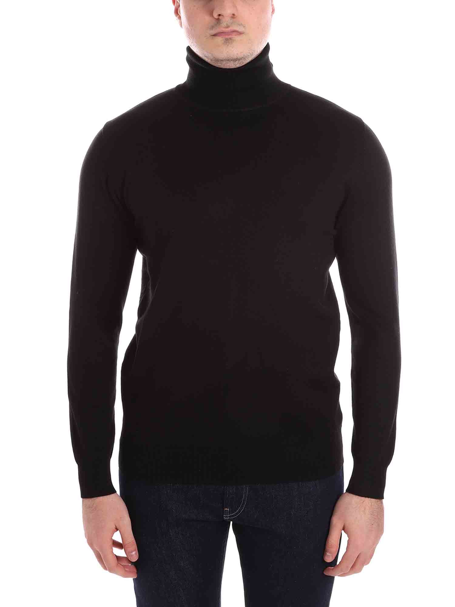 Maglie a collo alto Nero Borgoni Milano