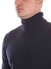 Maglie a collo alto Blu Borgoni Milano