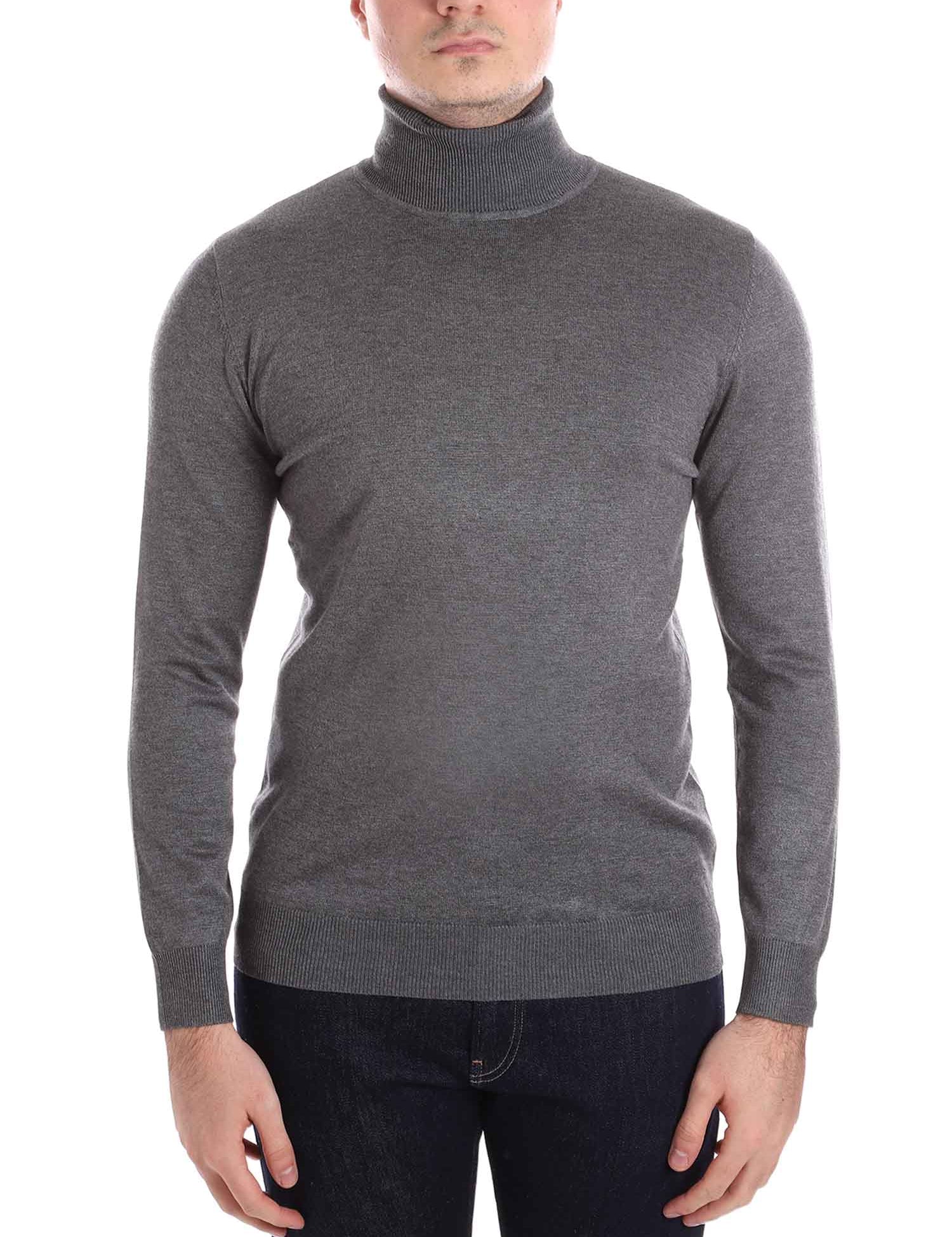 Maglie a collo alto Grigio Borgoni Milano