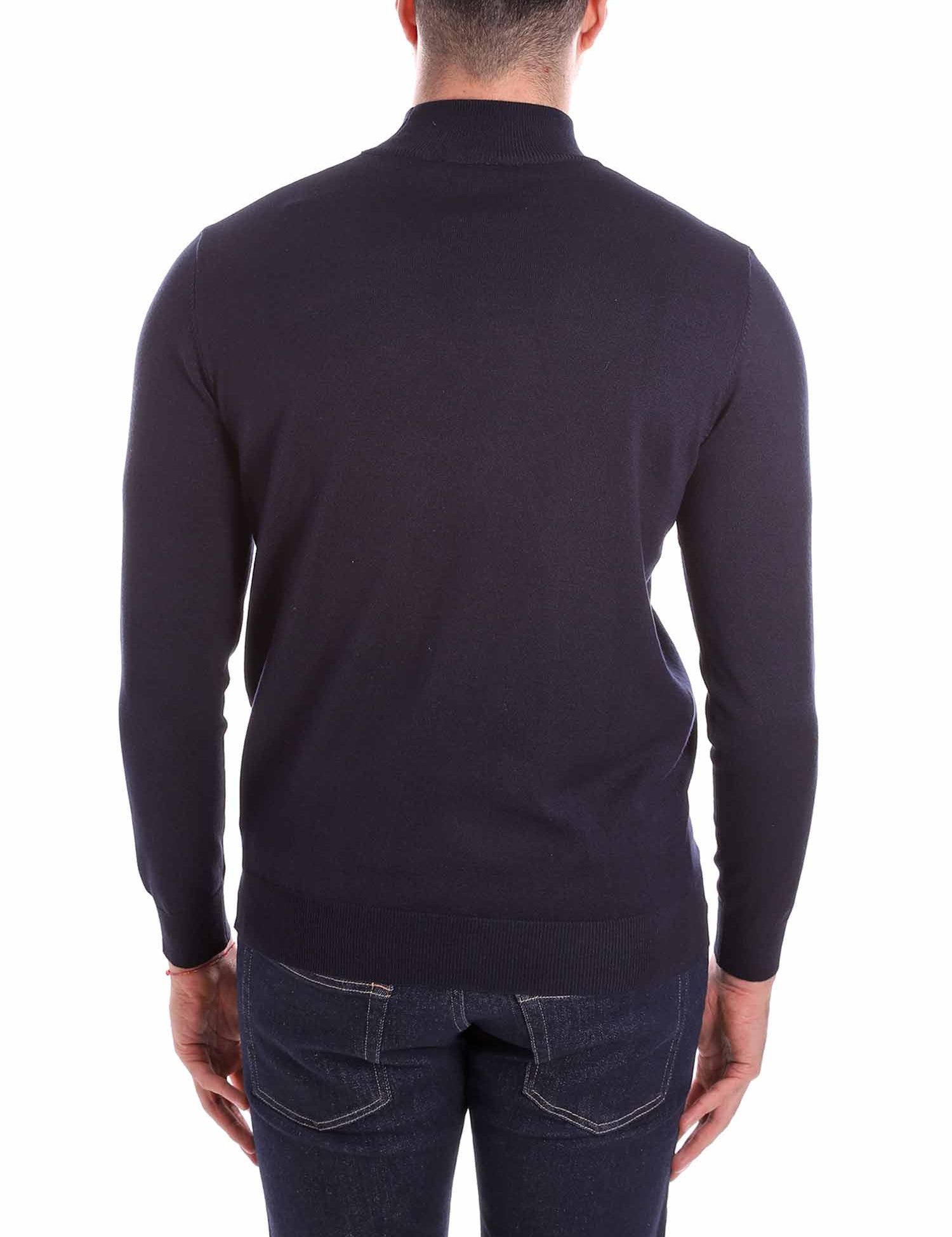 Maglie a collo alto Blu Borgoni Milano