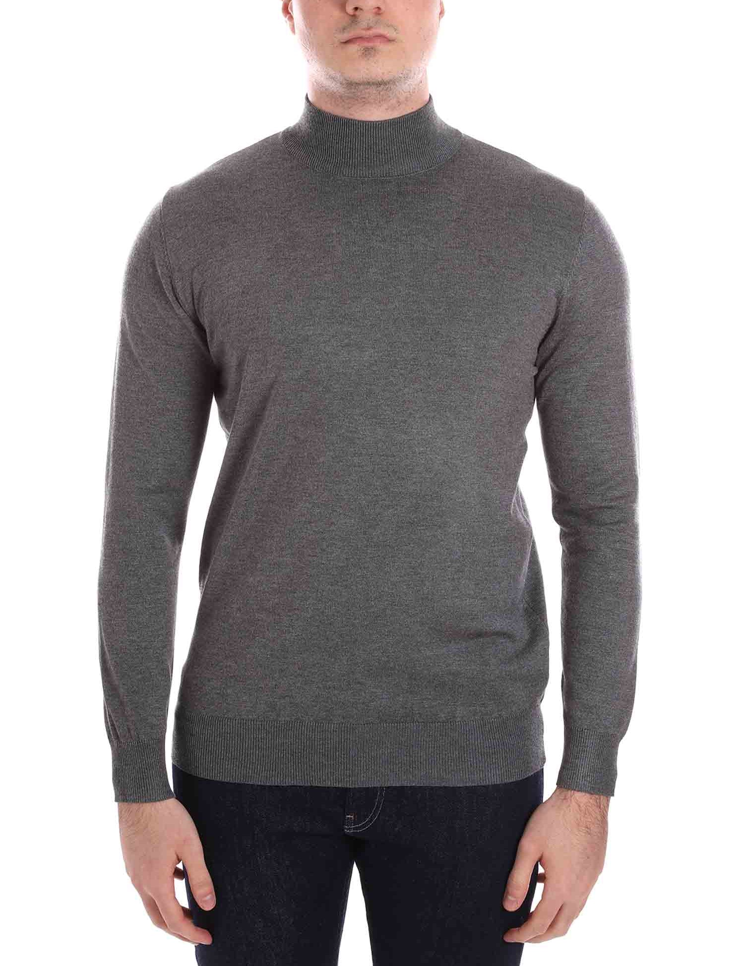 Maglie a collo alto Grigio Borgoni Milano