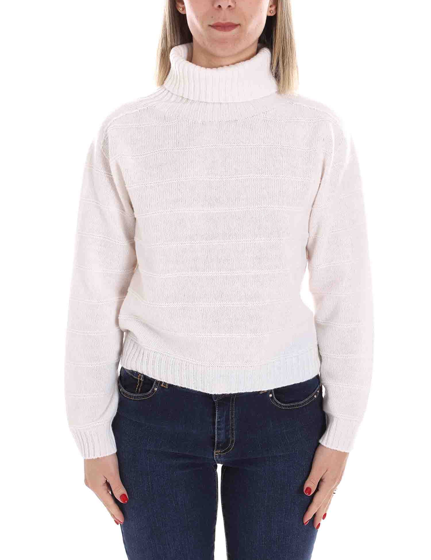 Maglie a collo alto Bianco Emme Marella