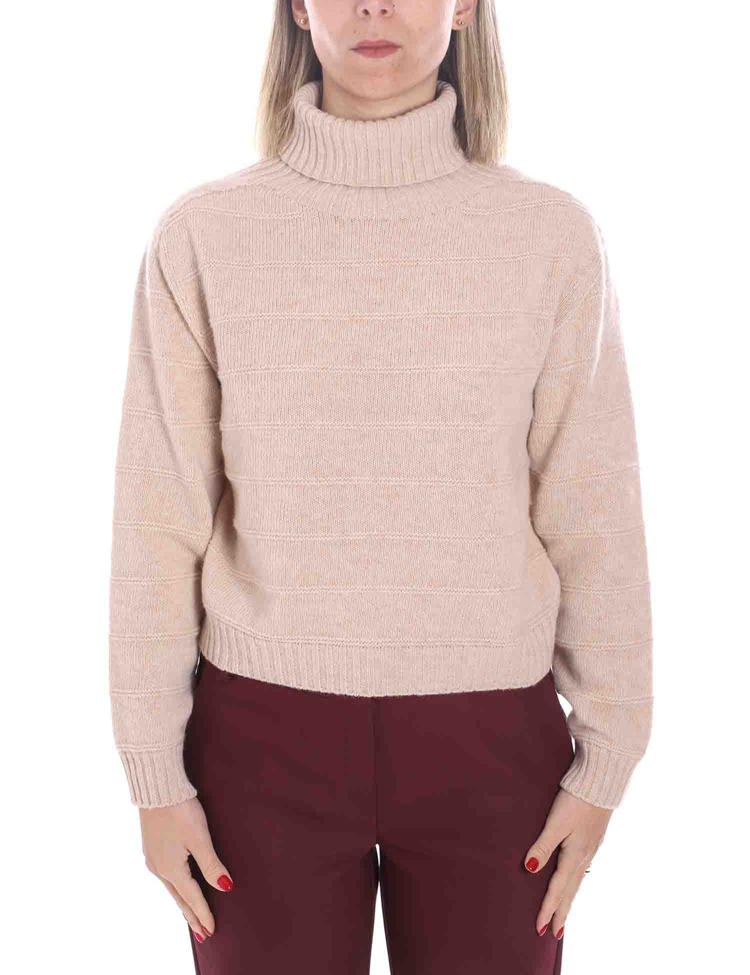 Maglie a collo alto Beige Emme Marella