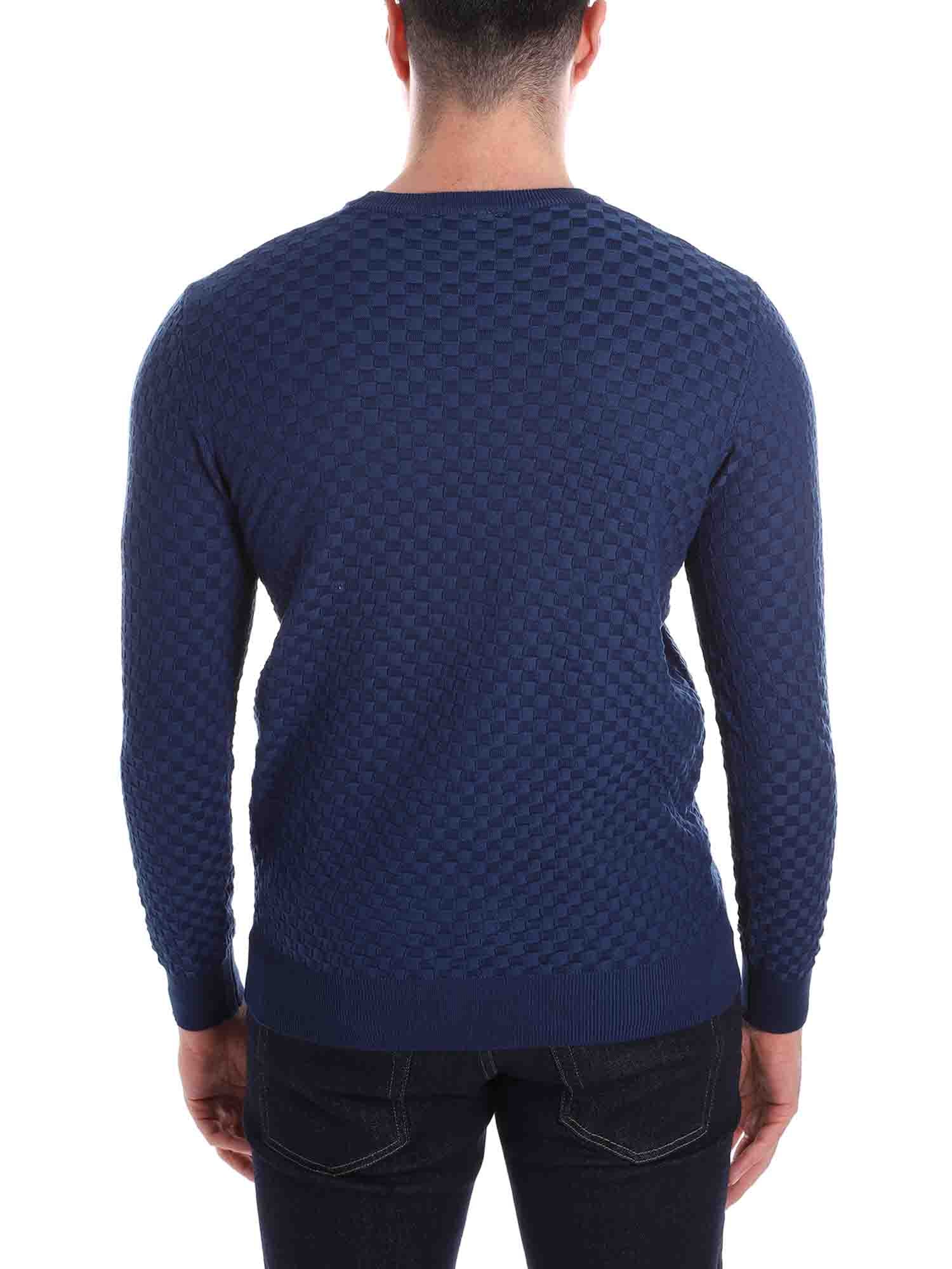 Maglioncini Blu Denim Borgoni Milano