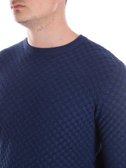 Maglioncini Blu Denim Borgoni Milano