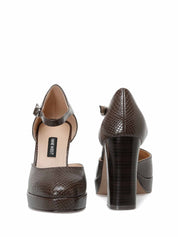 Decolleté Marrone Nine West