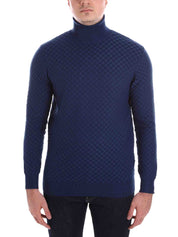 Maglie a collo alto Denim Blu Borgoni Milano