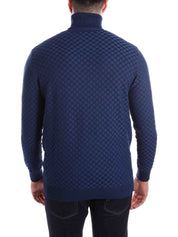 Maglie a collo alto Denim Blu Borgoni Milano