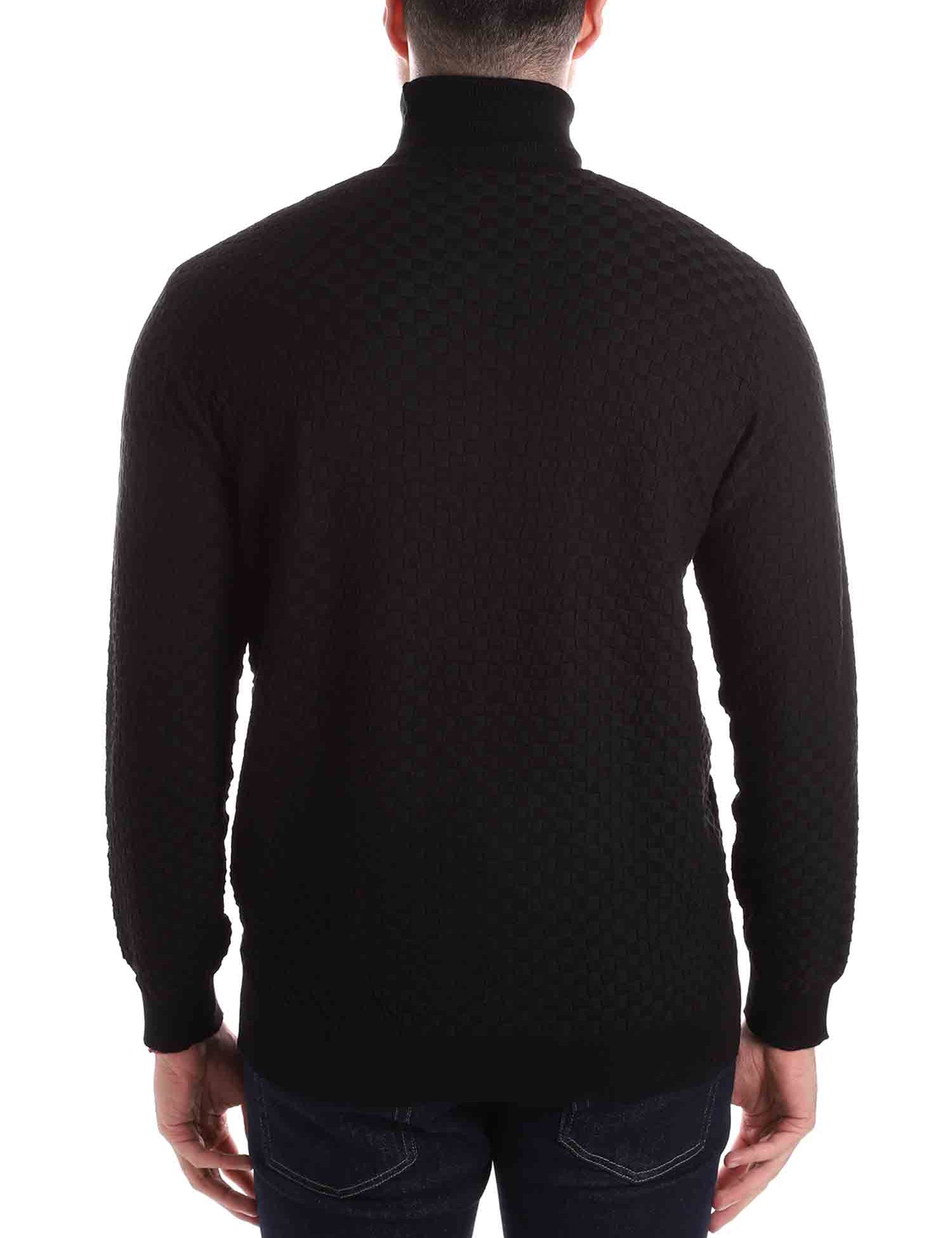 Maglie a collo alto Nero Borgoni Milano