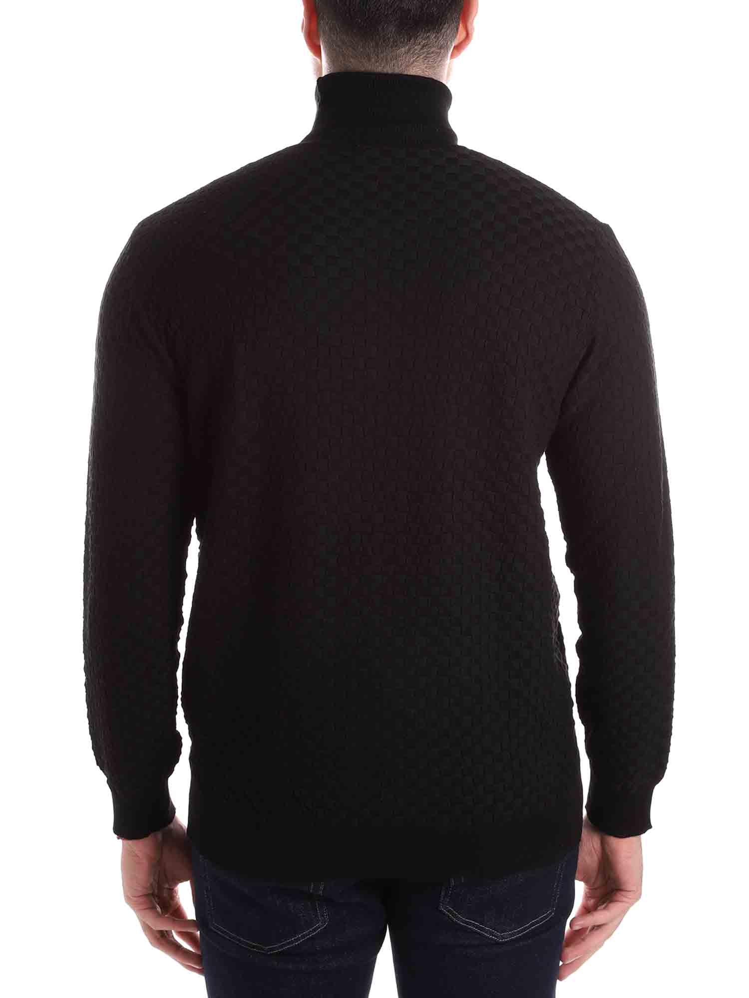 Maglie a collo alto Nero Borgoni Milano
