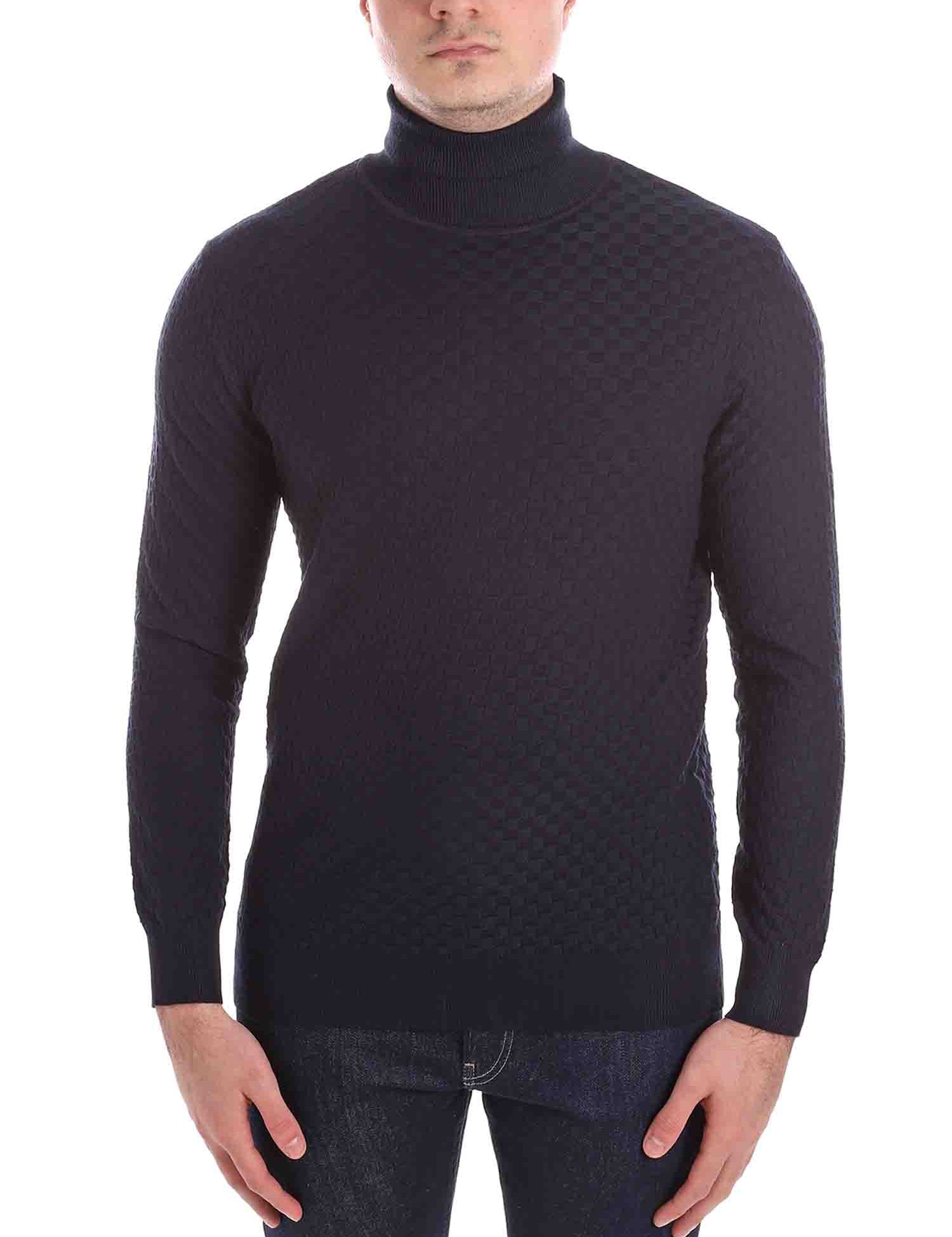 Maglie a collo alto Blu Blu Borgoni Milano