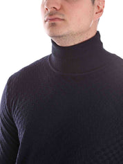 Maglie a collo alto Blu Blu Borgoni Milano