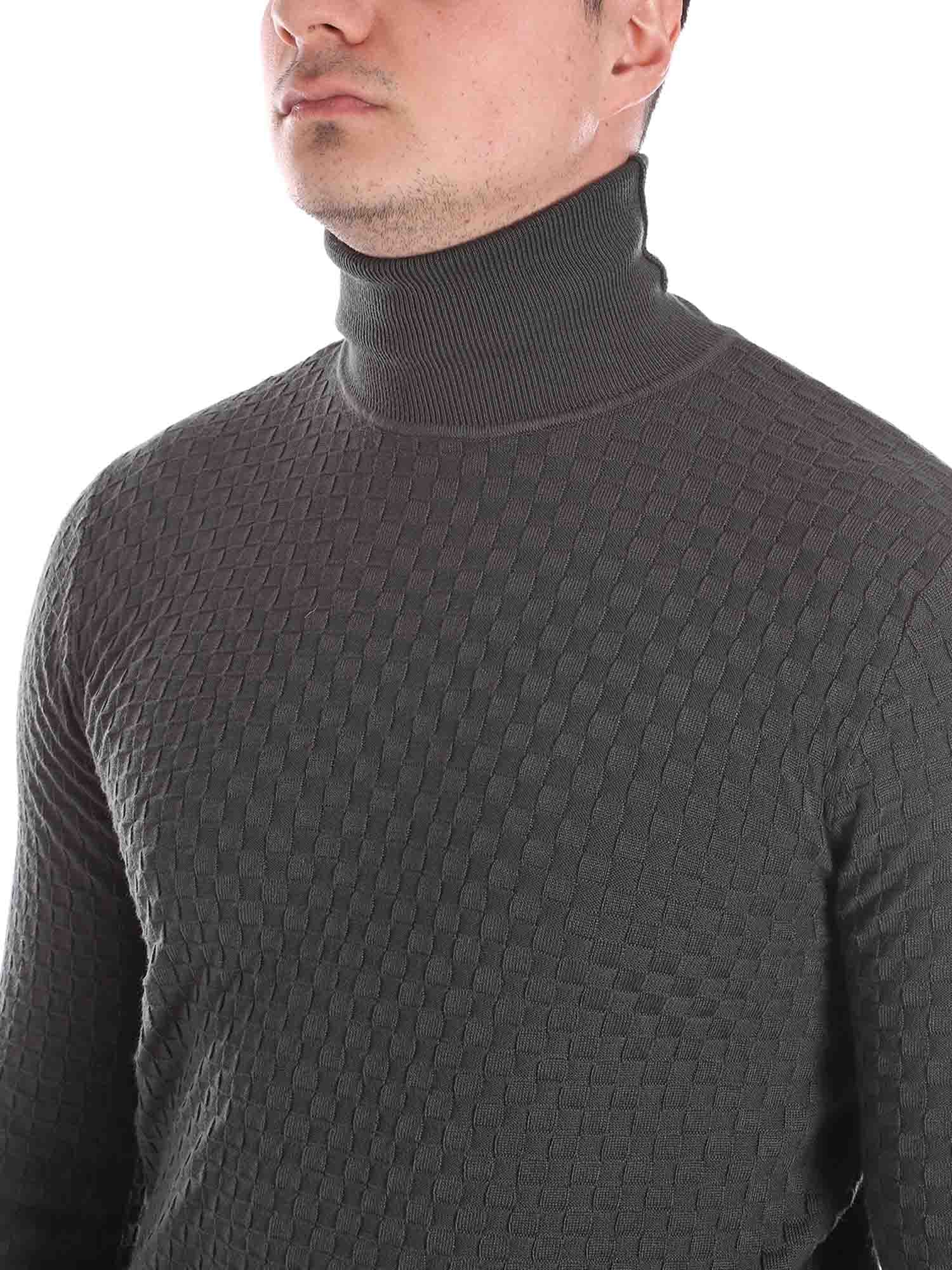 Maglie a collo alto Verde Borgoni Milano