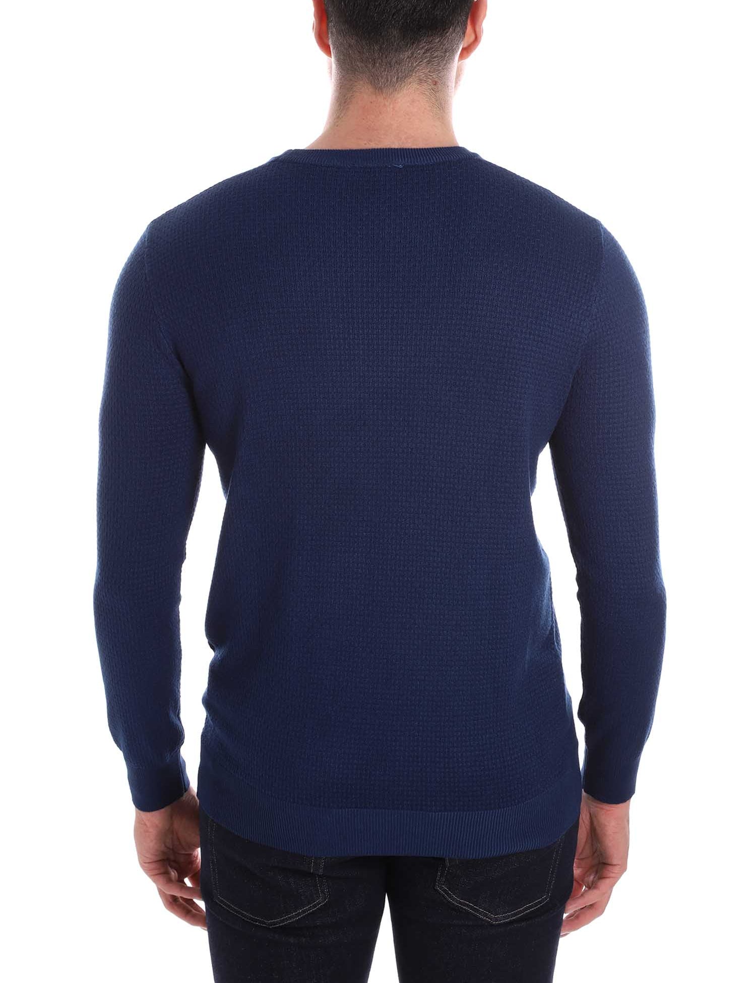 Maglioncini Blu Denim Borgoni Milano