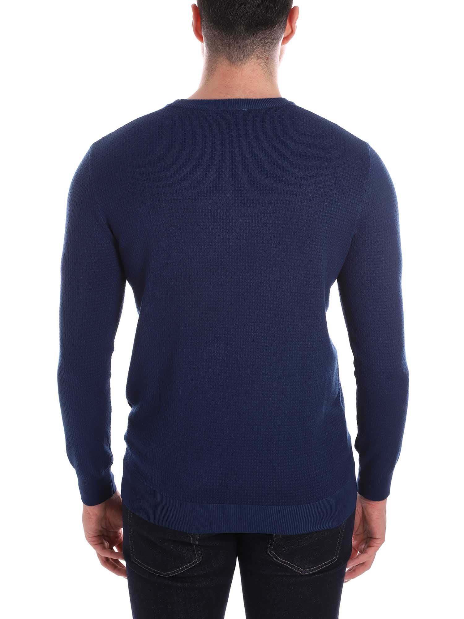 Maglioncini Blu Denim Borgoni Milano