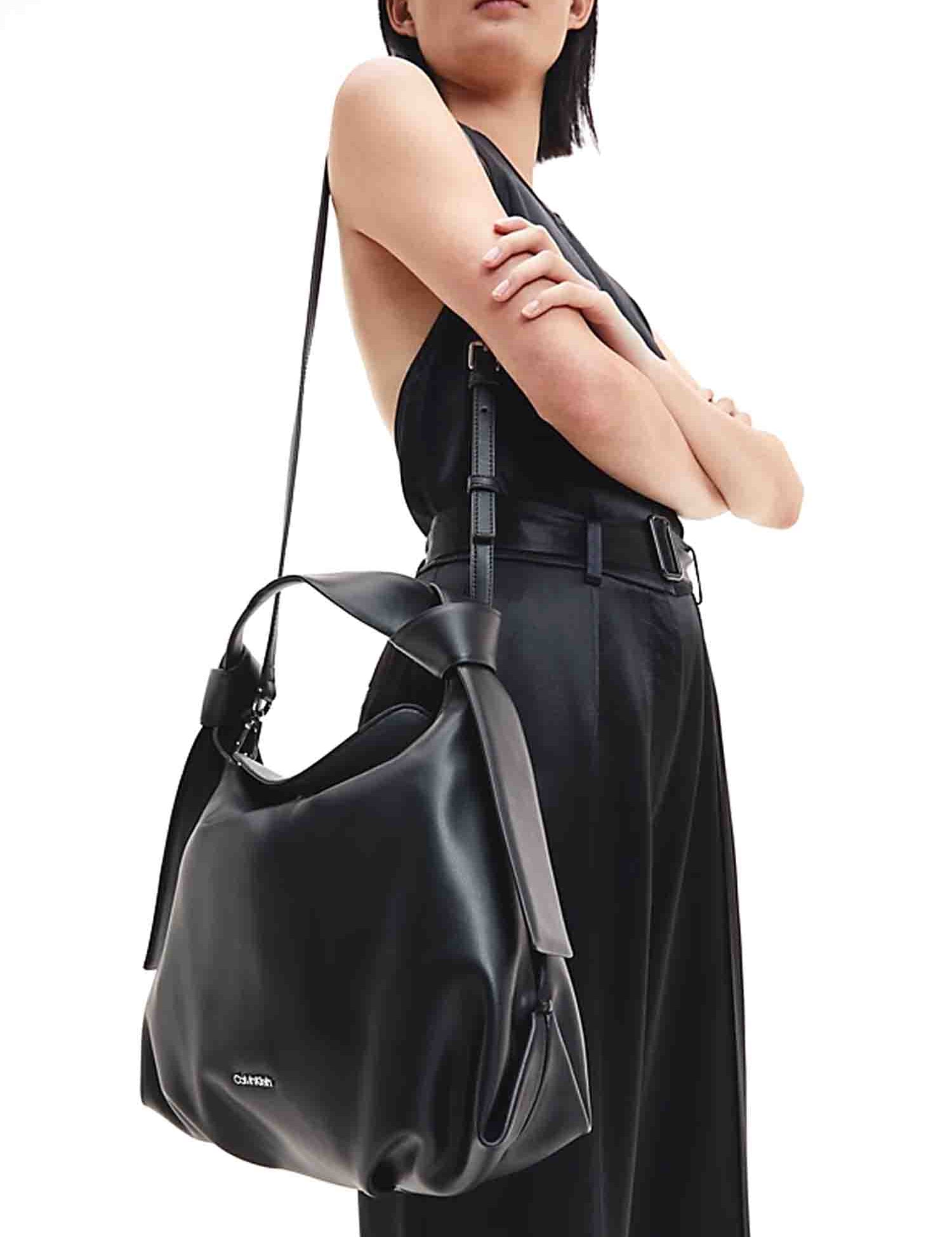 Borse a spalla Nero Calvin Klein