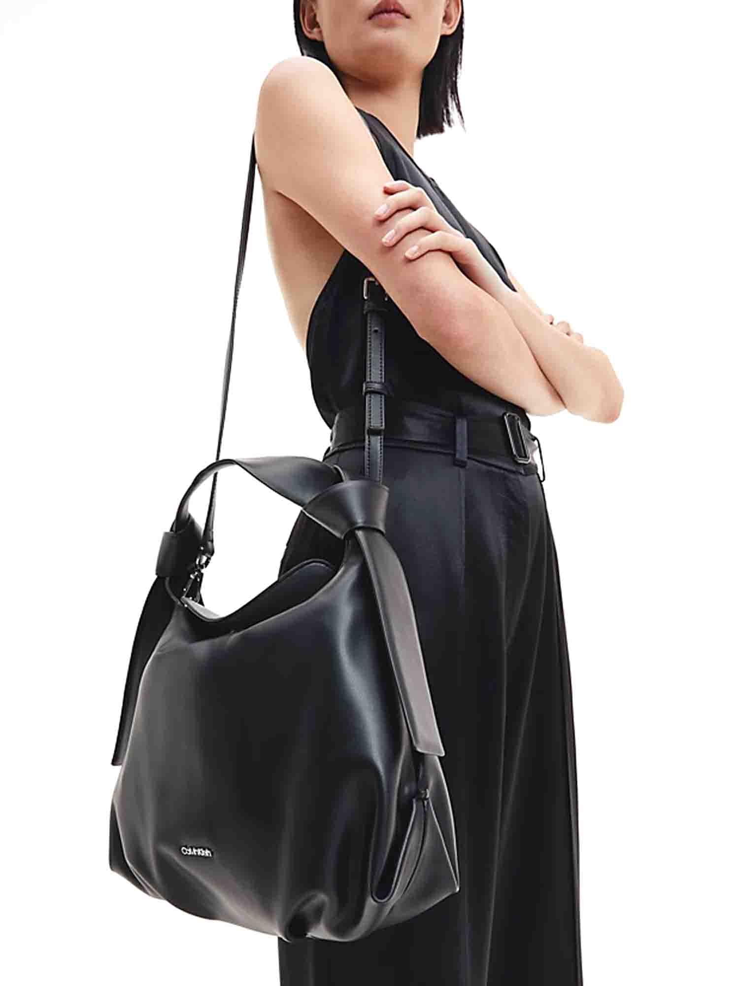 Borse a spalla Nero Calvin Klein