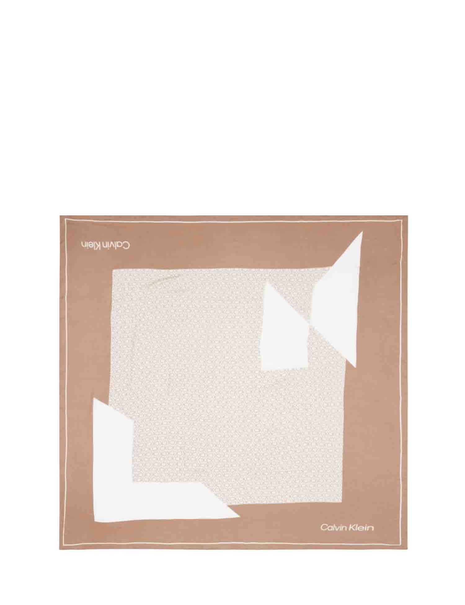 Foulard Beige Calvin Klein