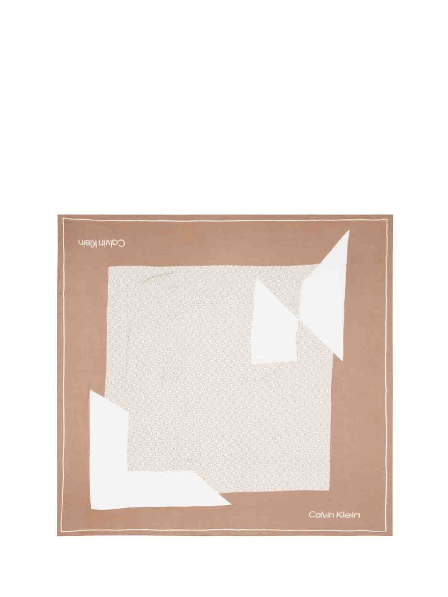 Foulard Beige Calvin Klein